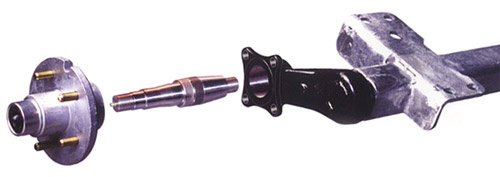 Torsion Axle w/ Removable Spindle