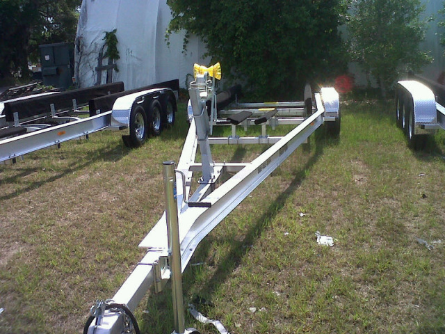 10k no brakes yard trailer