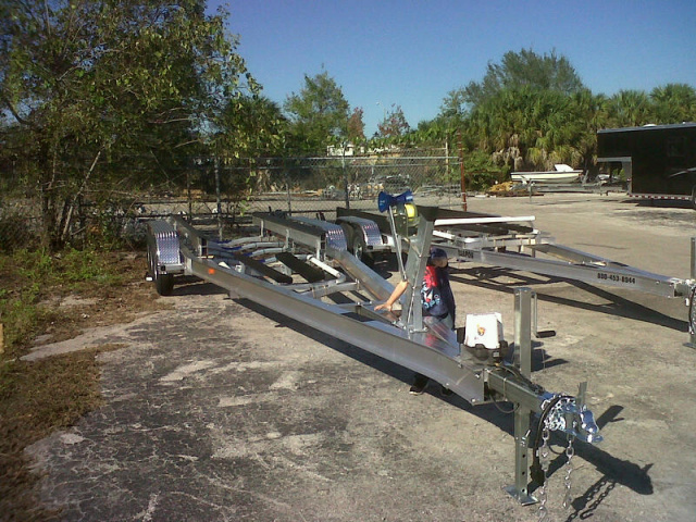 15k tri axle aluminum bunks