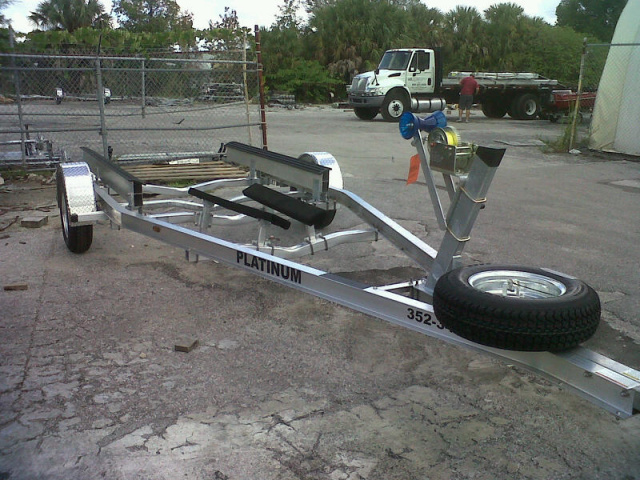 3500# single axle aluminum bunks